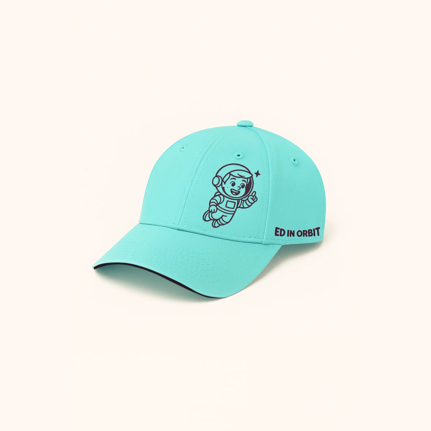 Ed In Orbit Baseball Cap - Kids Aqua