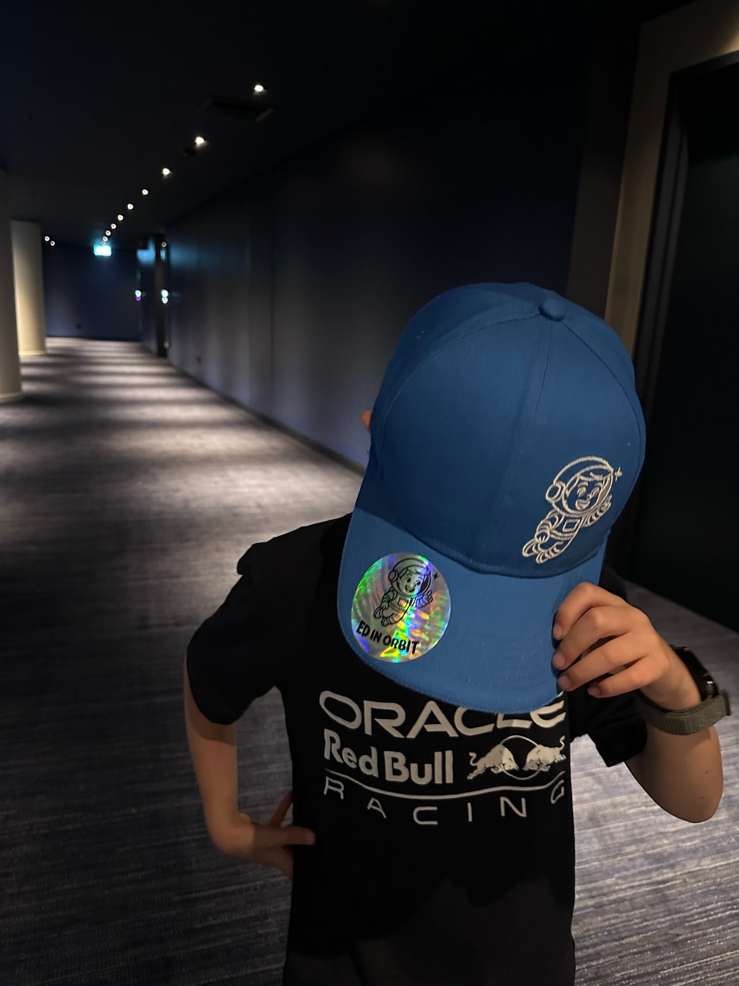 Ed In Orbit Baseball Cap - Kids Blue