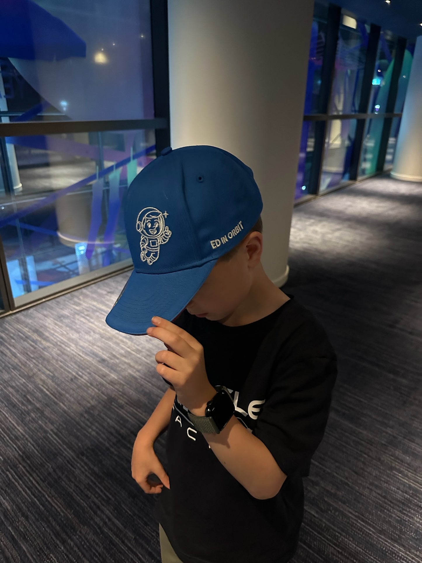 Ed In Orbit Baseball Cap - Kids Blue
