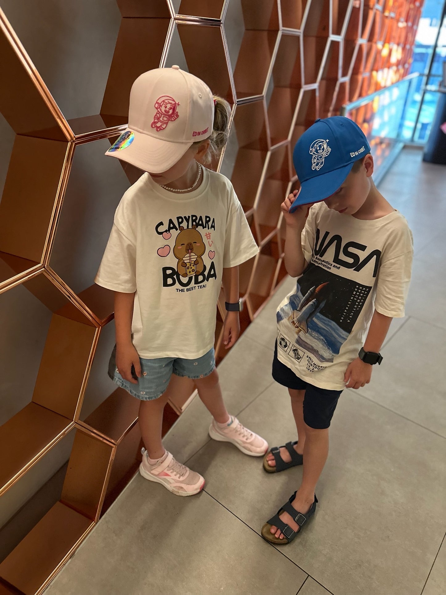 Ed In Orbit Baseball Cap - Kids Blue