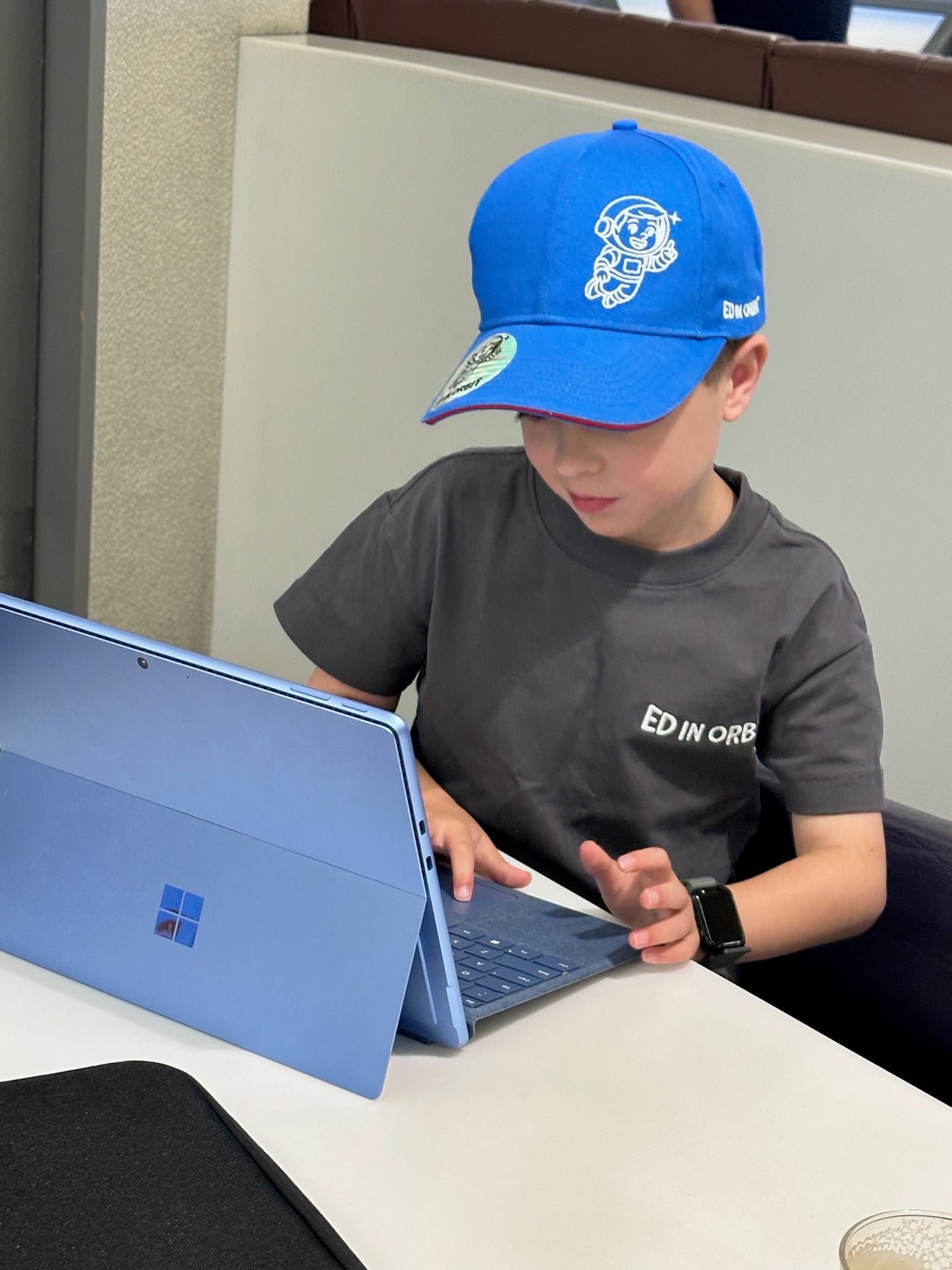 Ed In Orbit Baseball Cap - Kids Blue